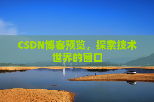 CSDN博客预览,探索技术世界的窗口